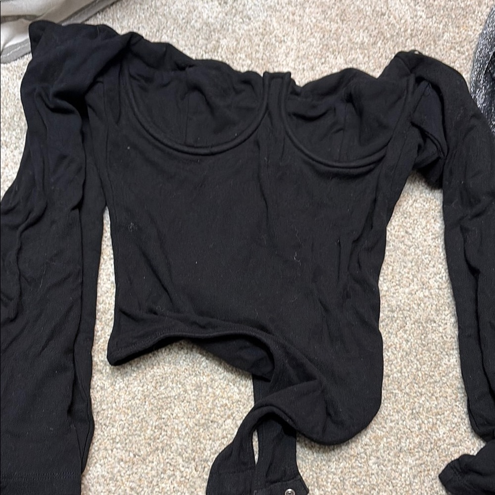 ASTR the Label Elegant Black Women's Bodysuit size S